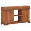 vidaXL Sideboard 135x35x75 cm Akazienholz Massiv