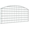 vidaXL Teichzaun Set 5 pcs Gr&uuml;n 100 x 50 cm Stahl