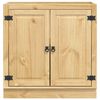 vidaXL Schrank SKI Honigbraun 80 x 46 x 81.5 cm Massives Kiefernholz
