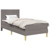 vidaXL Bettrahmen 90 x 200 cm Taupe