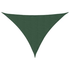 vidaXL Sonnensegel Oxford-Gewebe Dreieckig 4x5x6,4 m Dunkelgr&uuml;n