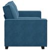 vidaXL 2-Sitzer-Sofa Blau 180x78x84 cm Samt