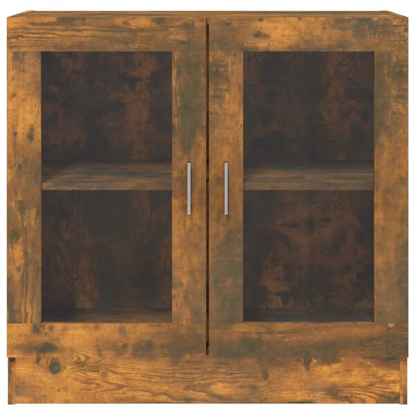 vidaXL Vitrinenschrank R&auml;uchereiche 82,5x30,5x80 cm Holzwerkstoff