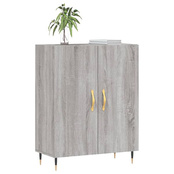 vidaXL Sideboard Grau Sonoma 69,5x34x90 cm Holzwerkstoff