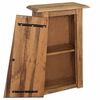 vidaXL Bad-Wandschrank Massivholz Kiefer 42x23x70 cm