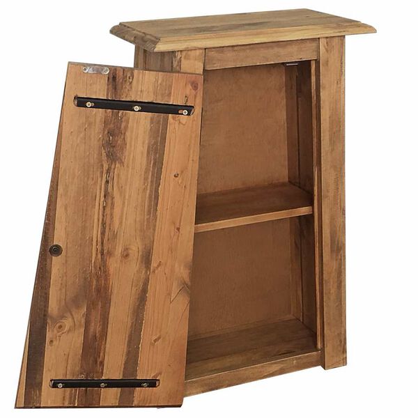 vidaXL Bad-Wandschrank Massivholz Kiefer 42x23x70 cm