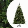vidaXL K&uuml;nstlicher Weihnachtsbaum mit Kugel 120 cm 150 LEDs