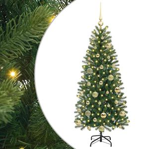 vidaXL K&uuml;nstlicher Weihnachtsbaum Gr&uuml;n 120 cm PE und PVC