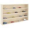 vidaXL Wanddisplay-Case mit Regal Beige 60 x 8,5 x 37 cm Holzwerkstoff