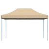 vidaXL Partyzelt Faltbar Pop-Up Beige 440x292x315 cm