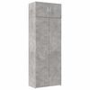 vidaXL Hochschrank Betongrau 80x42,5x225 cm Holzwerkstoff