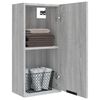 vidaXL Wand-Badschrank Grau Sonoma 32x20x67 cm