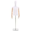 vidaXL Verstellbarer Mannequin 170-218 cm mit Standfu&szlig; M&auml;nnlich PP
