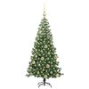 vidaXL Weihnachtsbaum mit 150 LEDs mit St&auml;nder Gr&uuml;n 120 cm PVC