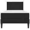 vidaXL Bettrahmen mit Matratze Schwarz 80 x 200 cm Samt