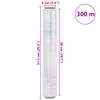 vidaXL Stretchfolie 2 Stk. Transparent 20 &mu;m 50 cm x 300 m