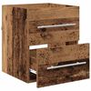 vidaXL Waschbeckenunterschrank Altholz 38,5 x 41 x 48 cm Holzwerkstoff