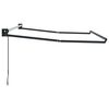 vidaXL Manueller ausziehbarer Sonnenschirmrahmen Anthrazit 3 x 2 m