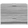 vidaXL Waschbeckenunterschrank Grau Sonoma 78x37x59 cm Holzwerkstoff