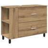 vidaXL Waschtisch Artisan-Eiche 80 x 35 x 60 cm Holzwerkstoff