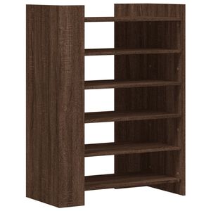 vidaXL Schuhschrank Braun Eichen-Optik 74,5x37,5x100 cm Holzwerkstoff