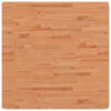 vidaXL Tischplatte 90x90x1,5 cm Quadratisch Massivholz Buche