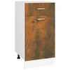 vidaXL Unterschrank mit Schublade Lyon R&auml;uchereiche 40x46x81,5 cm