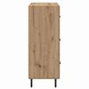 vidaXL Sideboard Artisan-Eiche 69,5 x 34 x 90 cm Verbundholz und Eisen