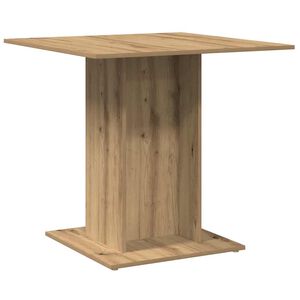 vidaXL Esstisch Artisan-Eiche 80x80x75 cm Holzwerkstoff