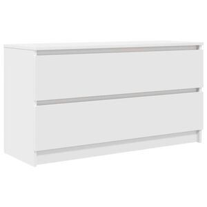 vidaXL TV-Schrank Wei&szlig; 100x35x54 cm Holzwerkstoff