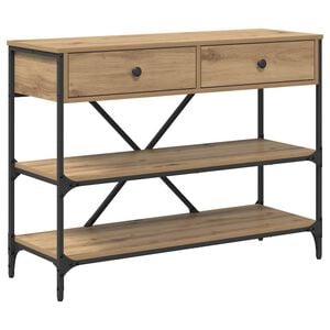 vidaXL Konsolentisch Braun 100 x 34,5 x 75 cm Holz