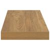 vidaXL Wandregal Wandmontiert Braun 80 x 23,5 x 4 cm Holzwerkstoff
