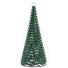vidaXL LED-Lametta-Weihnachtsbaum mit St&auml;nder EKENAS 250 cm 370 LEDs