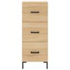 vidaXL Sideboard Sonoma-Eiche 34,5x34x90 cm Holzwerkstoff