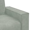 vidaXL 3-Sitzer-Sofa Hellgrau 220x78x84 cm Samt