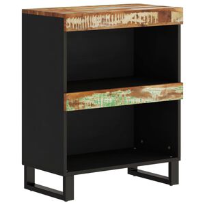 vidaXL Beistelltisch 60x33x75 cm Altholz Massiv