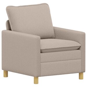 vidaXL Sofa Hellgrau 76 x 81 x 87,5 cm Stoff