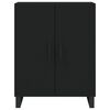 vidaXL Highboard Schwarz 69,5x34x180 cm Holzwerkstoff