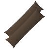 vidaXL Kissen mit Kissen HEERLEN 2 Stk. Taupe Stoff