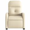 vidaXL Relaxsessel Elektrisch Creme Stoff