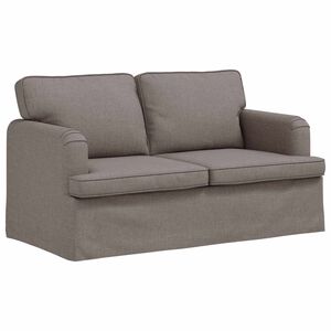 vidaXL Sofa Taupe 144 x 80 x 85 cm Stoff