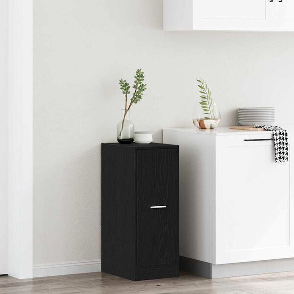 vidaXL Apothekerschrank Schwarze Eiche 40 x 41 x 77.5 cm Holzwerkstoff