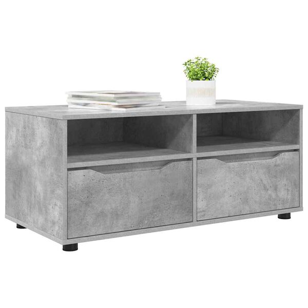 vidaXL TV-Schr&auml;nk Beton Grau 100 x 48 x 43 cm Holzwerkstoff
