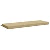 vidaXL Bankkissen SOEST 100 % Polyester Beige 150 x 50 x 8 cm