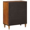 vidaXL Sideboard Walnuss 60 x 33 x 75 cm Massivholz Mango