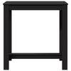 vidaXL Bartisch Schwarz 102x50x103,5 cm Holzwerkstoff