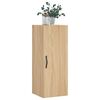 vidaXL Wandschrank Sonoma-Eiche 34,5x34x90 cm Holzwerkstoff