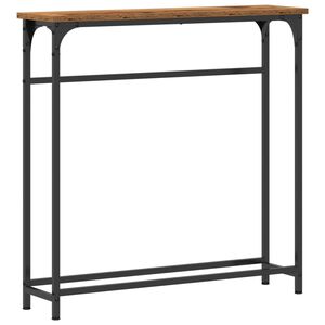vidaXL Konsolentisch Altholz 75 x 19,5 x 75 cm Holzwerkstoff