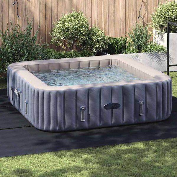 vidaXL Bodenfolie f&uuml;r Pools Schwarz 396 x 396 x 0,1 cm