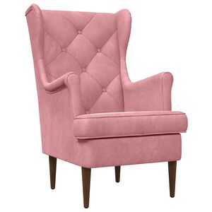 vidaXL Sessel Rosa Samt